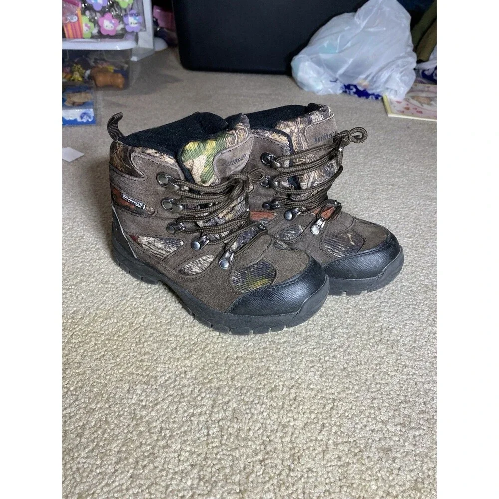 Northside Kids Renegade Waterproof Camo Hunting Boots Thinsulate Size 1 Boys